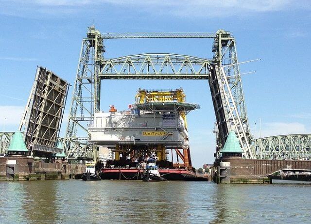 Ridderflex parts in DanTysk offshore wind farm