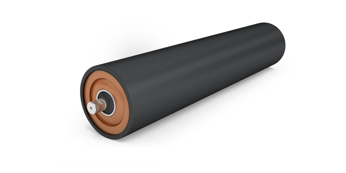 PU lining large rollers up to 3000 mm in length