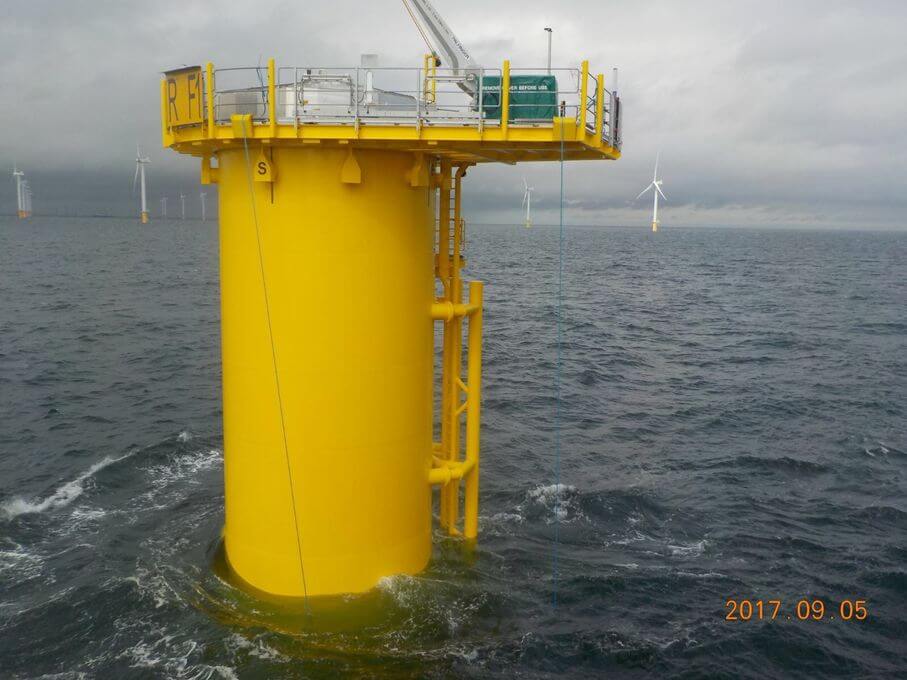 Polyurethane plugs and hang-offs for Rentel offshore wind farm Polyurethane plugs and hang-offs for Rentel offshore wind farm