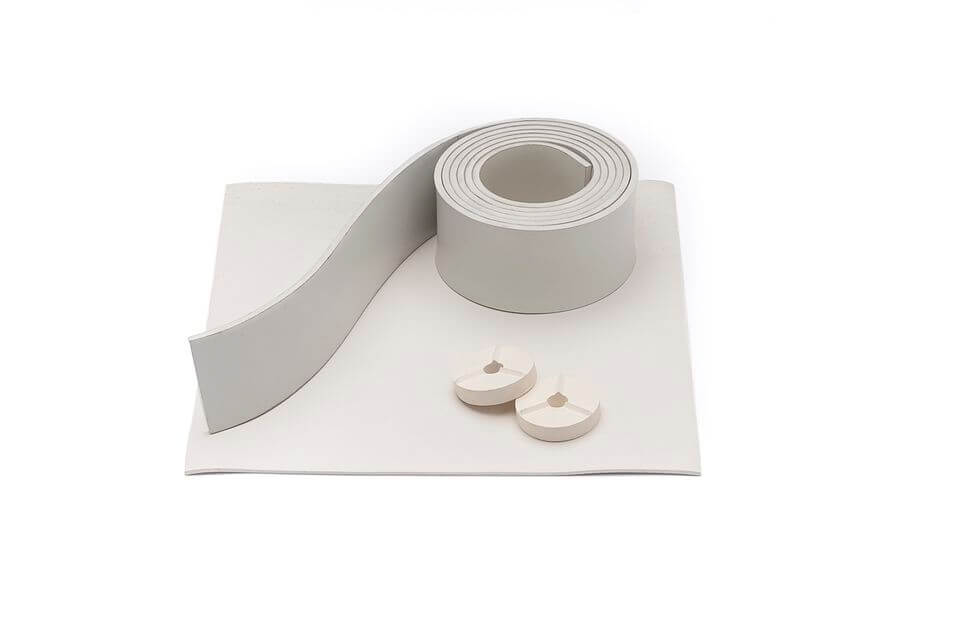 White rubber products White rubber products