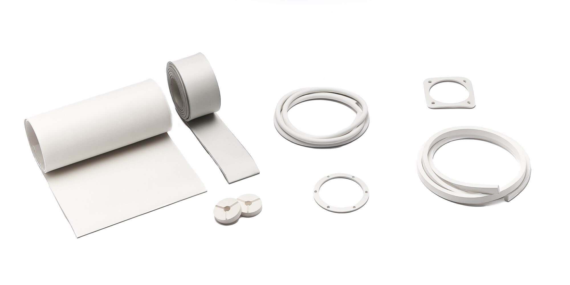 White rubber products White rubber products