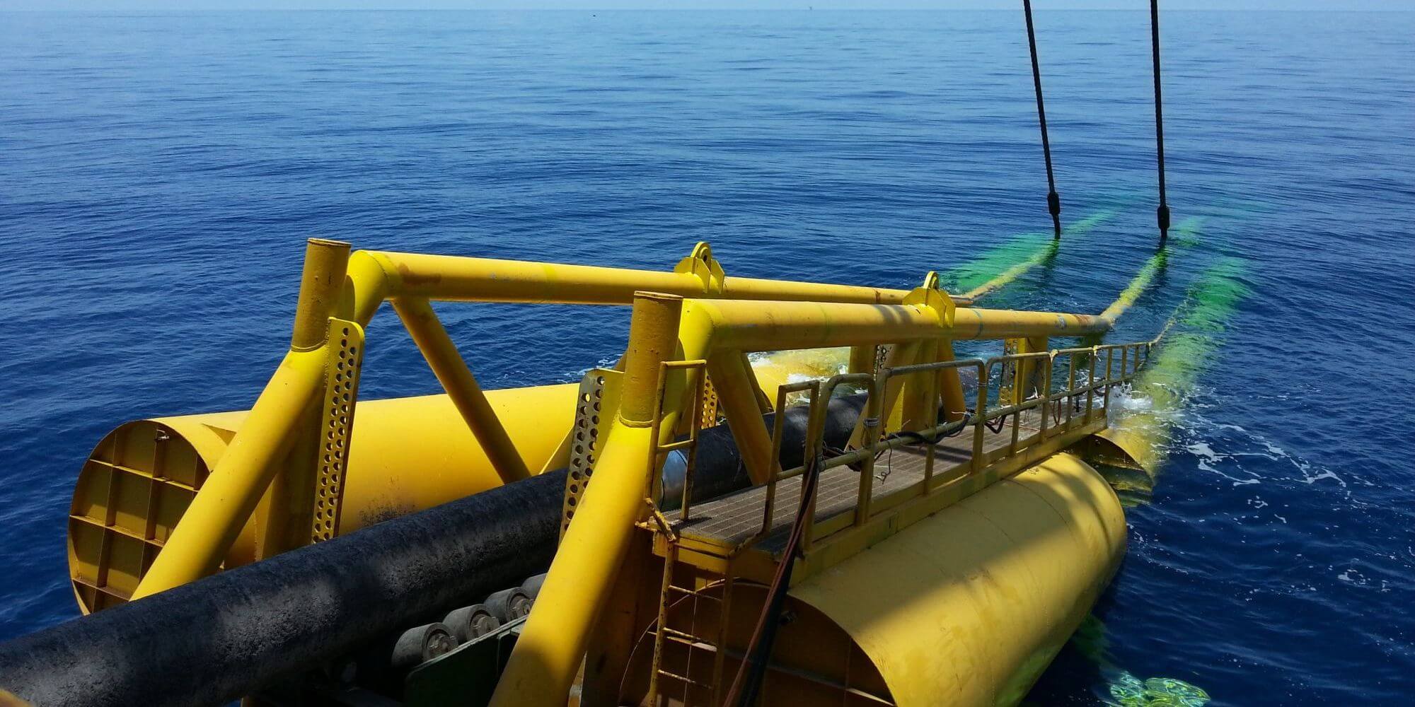 Stinger rolls: pipe support rollers Stinger rolls: pipe support rollers