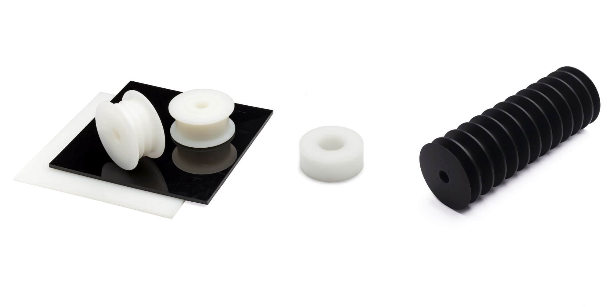 Plastic rollers and wheels Plastic rollers and wheels